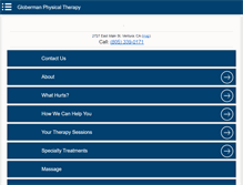 Tablet Screenshot of globermanpt.com